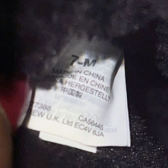 J Crew Black Leather and Nubuck Sherling Winter Ankle Boots‎ Size 7 - Picture 8 of 13